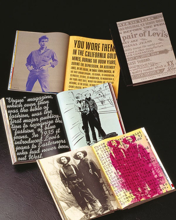 This is a Pair of Levi's Jeans Official History of Levi's